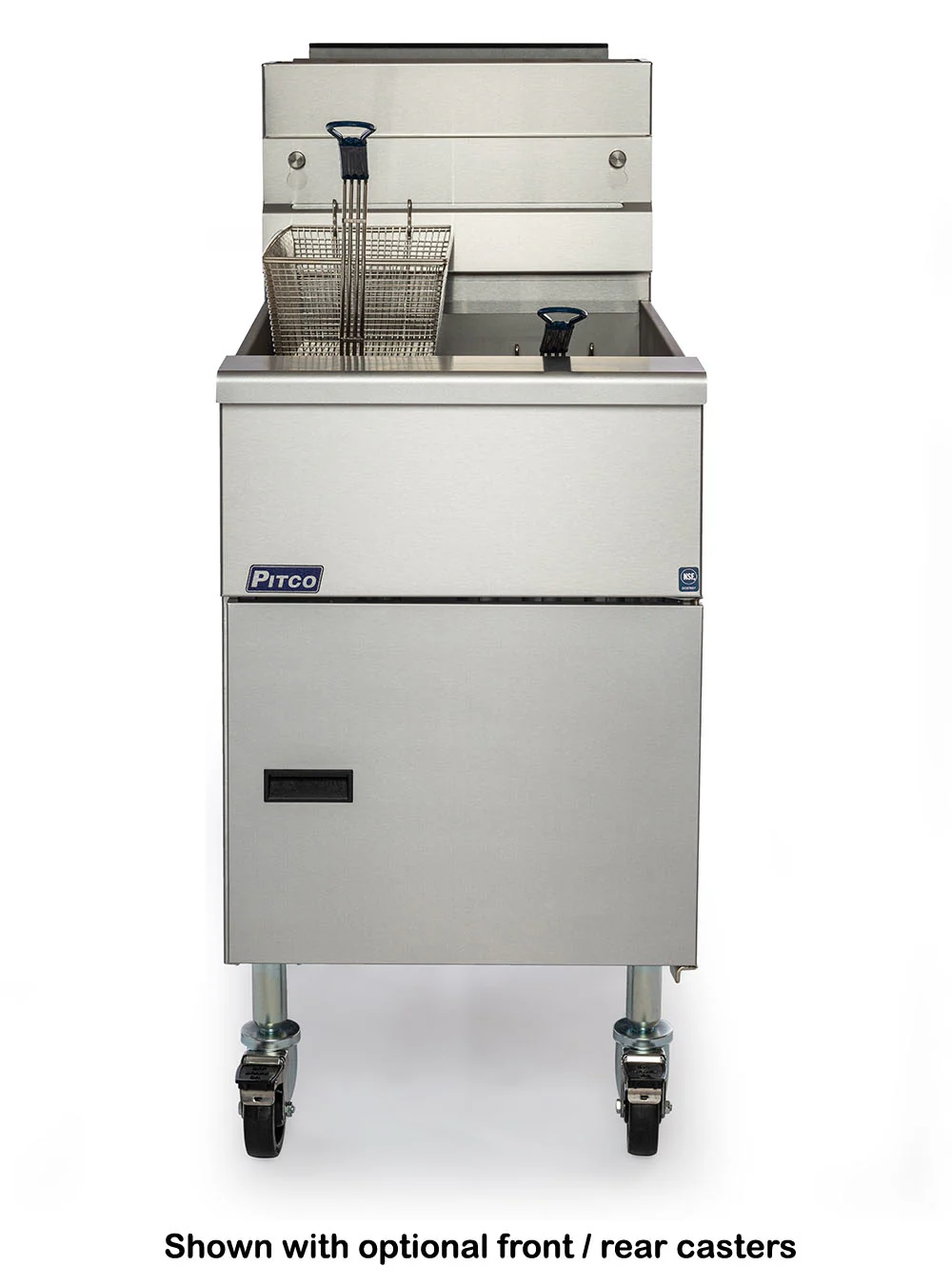Pitco SG18-S Solstice Natural Gas Floor Fryer w/ Millivolt Controls 70-90 lbs./cap - 140,000 BTU - Image 4