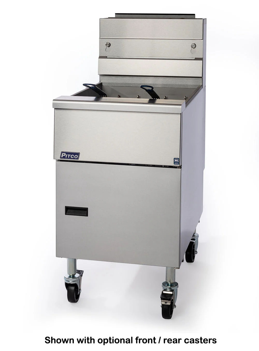 Pitco SG18-S Solstice Natural Gas Floor Fryer w/ Millivolt Controls 70-90 lbs./cap - 140,000 BTU - Image 5