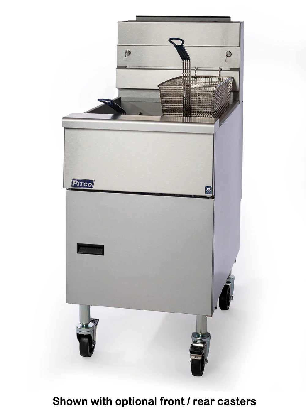 Pitco SG18-S Solstice Natural Gas Floor Fryer w/ Millivolt Controls 70-90 lbs./cap - 140,000 BTU - Image 7