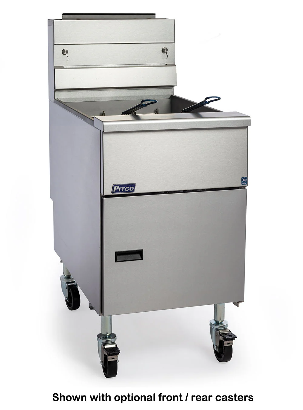 Pitco SG18-S Solstice Natural Gas Floor Fryer w/ Millivolt Controls 70-90 lbs./cap - 140,000 BTU - Image 8
