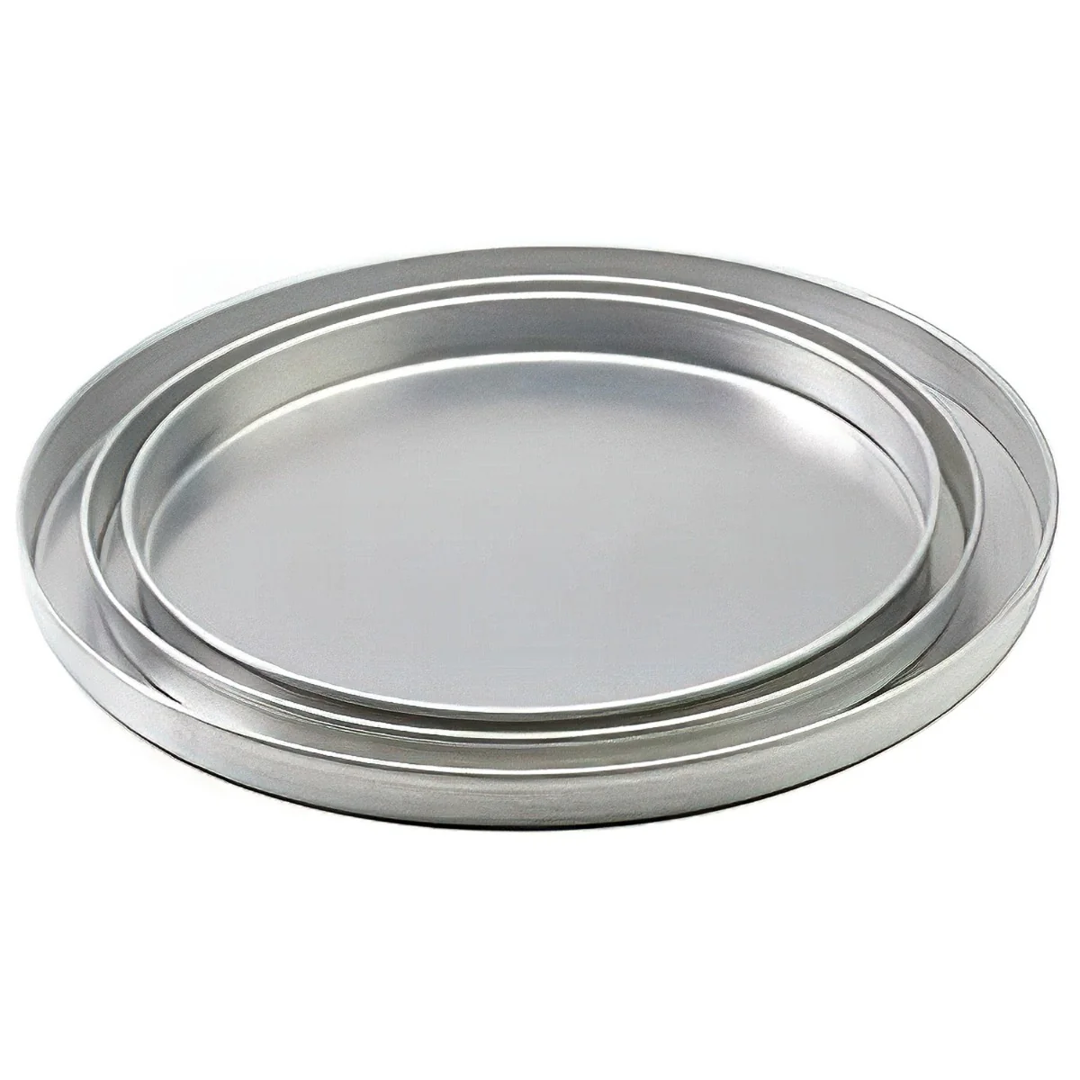 Royal Industries ROY DP 12 2 Aluminum Straight Sided Pizza Pan 12" Dia x 2" Deep - Image 2