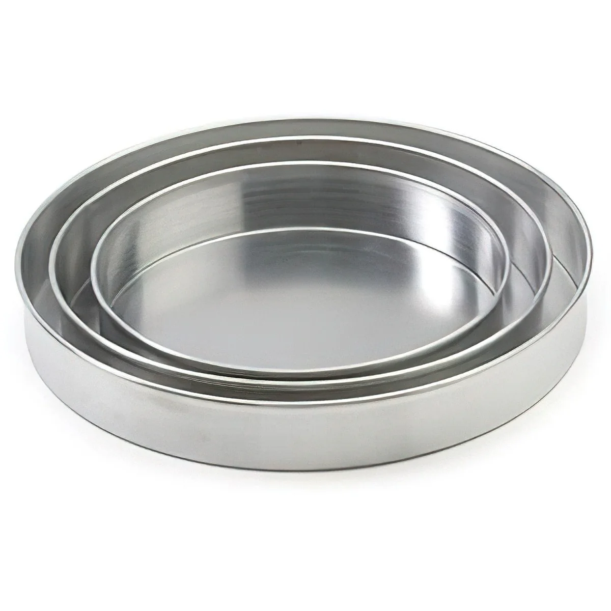 Royal Industries ROY DP 16 2 Aluminum Straight Sided Pizza Pan 16" Dia x 2" Deep - Image 2