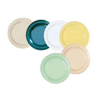 GET DP-507-T SuperMel Melamine Round Dessert Plate 7-1/4" - Tan - 24/Case