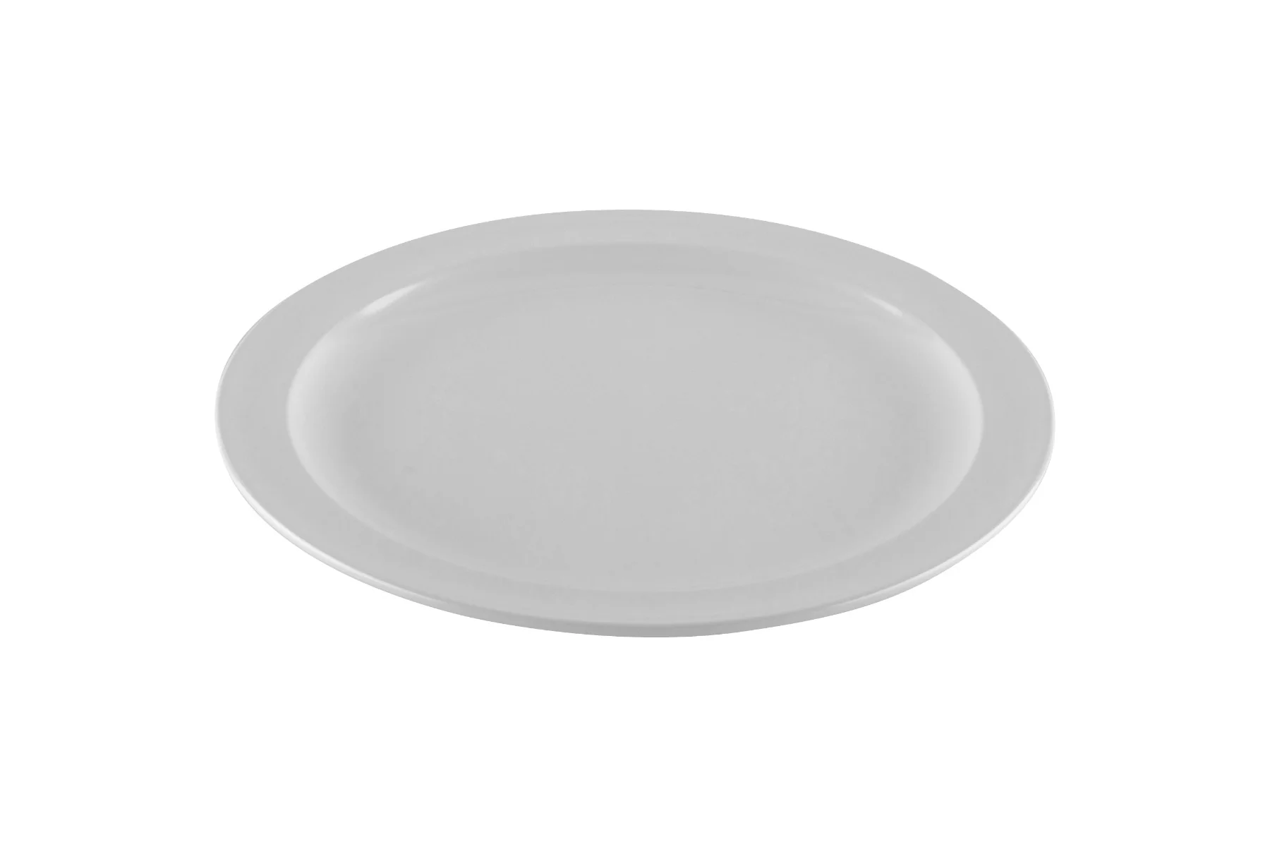 GET DP-510-W SuperMel Melamine Round Plate 10-1/4" - White - 24/Case - Image 2