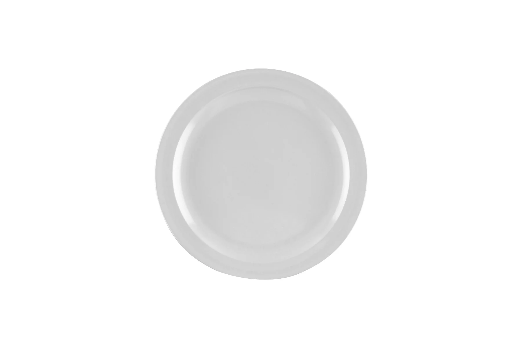 GET DP-510-W SuperMel Melamine Round Plate 10-1/4" - White - 24/Case - Image 3