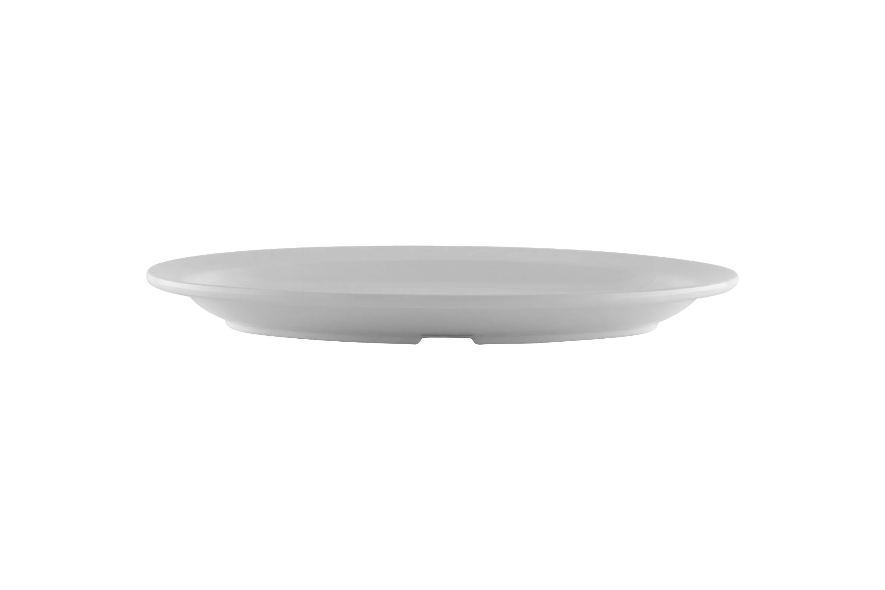 GET OP-610-W SuperMel Melamine Oval Platter 9-7/8" - White - 24/Case - Image 2