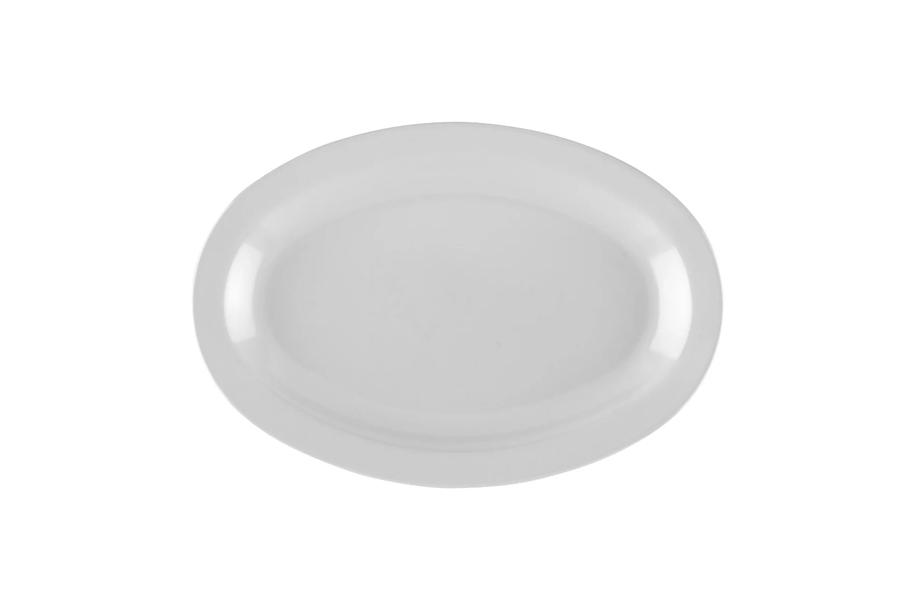 GET OP-610-W SuperMel Melamine Oval Platter 9-7/8" - White - 24/Case - Image 3