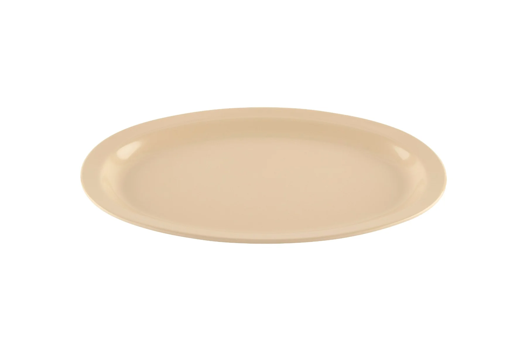 GET OP-612-T SuperMel Melamine Oval Platter 11-5/8" - Tan - 24/Case - Image 3