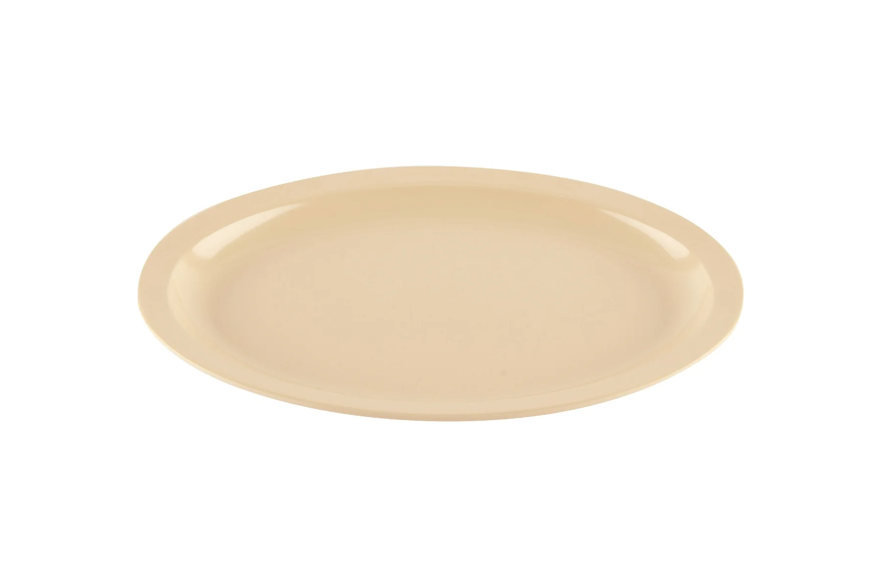 GET OP-614-T SuperMel Melamine Oval Platter 13-1/4" x 9-3/4" - Tan - 12/cs - Image 3