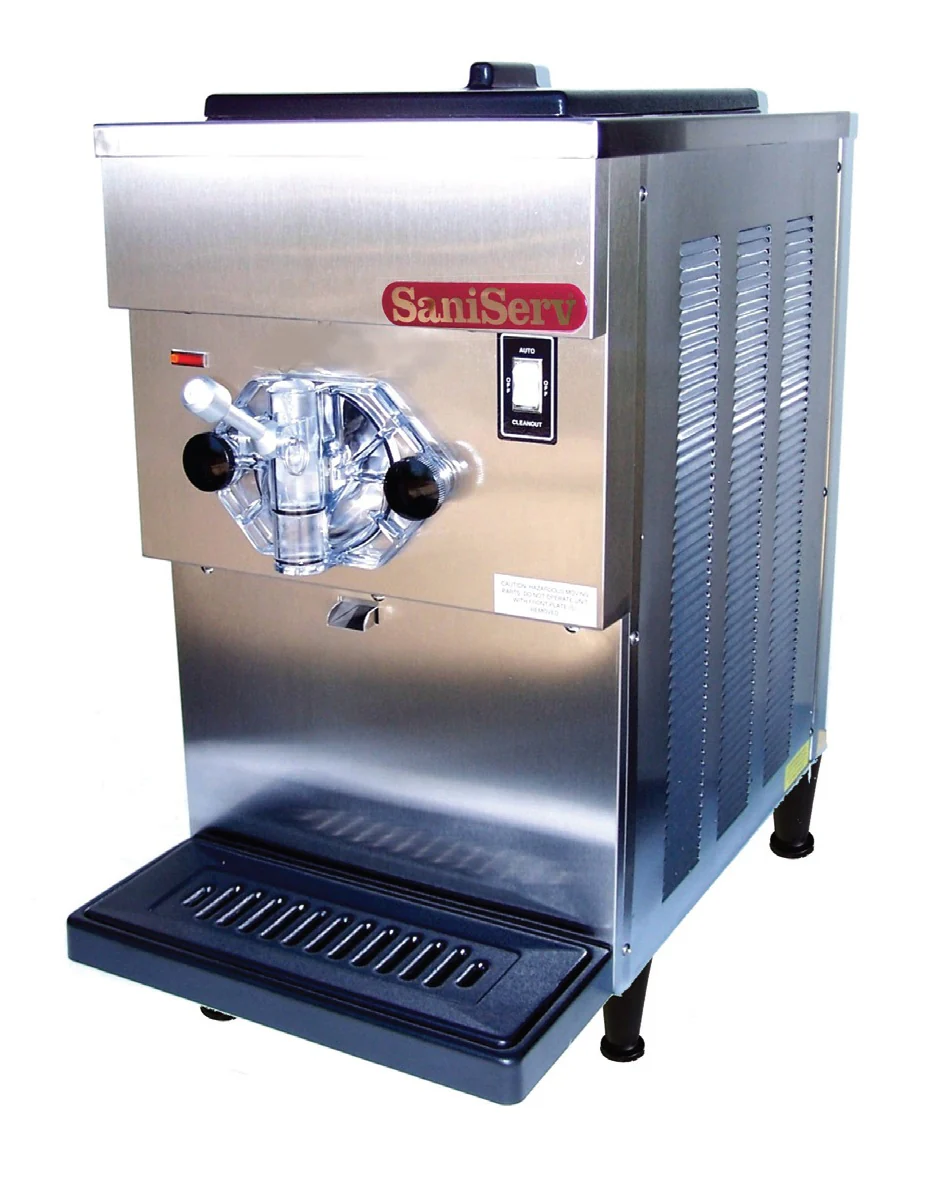 Saniserv 408 Countertop Soft Serve Ice-Cream Machine / Frozen Yogurt Machine with (1) 20 qt. Hopper - Air or Water Cooled - 115v - Image 2