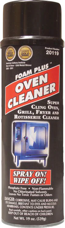 QuestSpecialty 206190001-20AR FOAM PLUS Super Cling Oven Cleaner - 19 oz. Aerosol