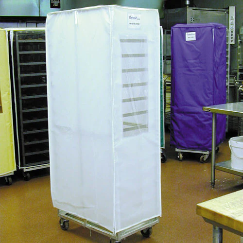 Curtron SUPRO-14-EC Protecto Rack Cover with Zipper Flaps 23" x 28" x 62"H - Clear