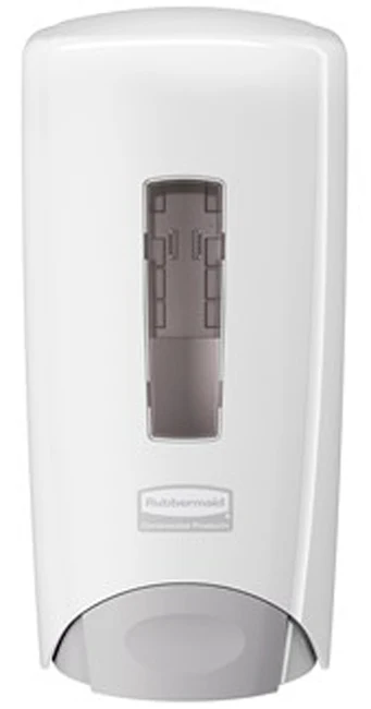 Rubbermaid 3486591 Flex Wall Mount Manual Skin Care Dispenser for Foam or Liquid Hand Soap 1000/1300 ml - White - Image 2