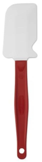 Rubbermaid FG1962000000 High-Heat Silicone Scraper / Spatula with Red Nylon Handle 9-1/2"OAL - Image 3