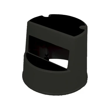 Rubbermaid FG252300BLA Plastic 2-Step Stepstool - 350 lb. Capacity -  Black - Image 2