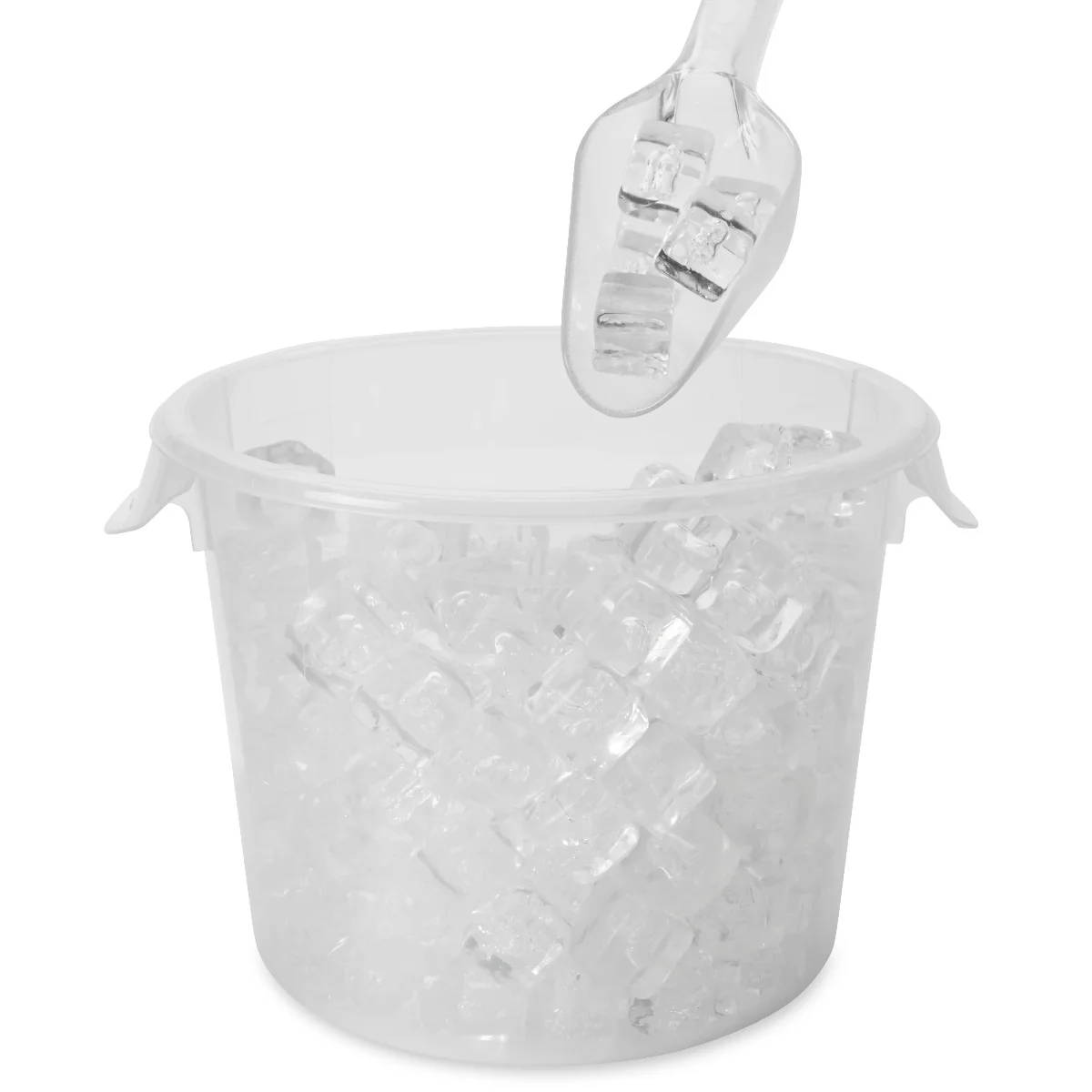Rubbermaid FG288200CLR Bouncer Plastic Bar Scoop 6 oz. - Clear - Image 5