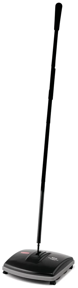 Rubbermaid FG421288BLA Executive Series Single-Action Mechanical Floor/Carpet Sweeper 6-1/2" - Black