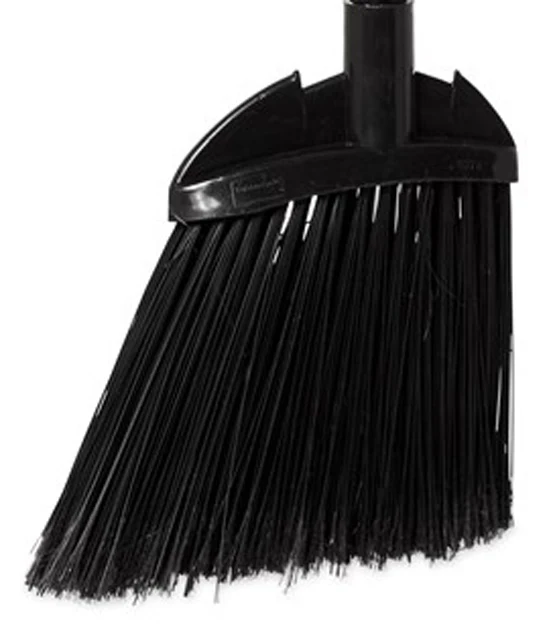 Rubbermaid FG637400BLA Executive Series Lobby Broom with Flagged Bristles and Vinyl Handle 7-1/2" L x 2" W x 35" - Black - Image 3