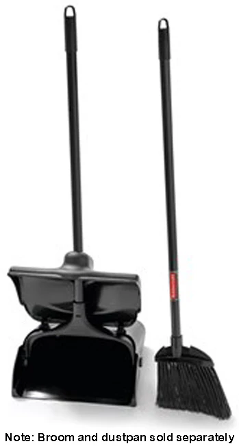 Rubbermaid FG637400BLA Executive Series Lobby Broom with Flagged Bristles and Vinyl Handle 7-1/2" L x 2" W x 35" - Black - Image 4