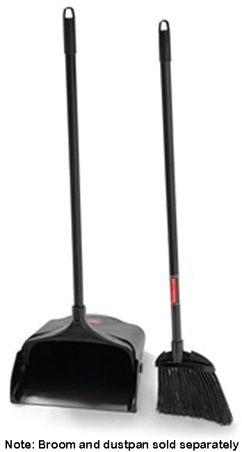 Rubbermaid FG637400BLA Executive Series Lobby Broom with Flagged Bristles and Vinyl Handle 7-1/2" L x 2" W x 35" - Black - Image 6