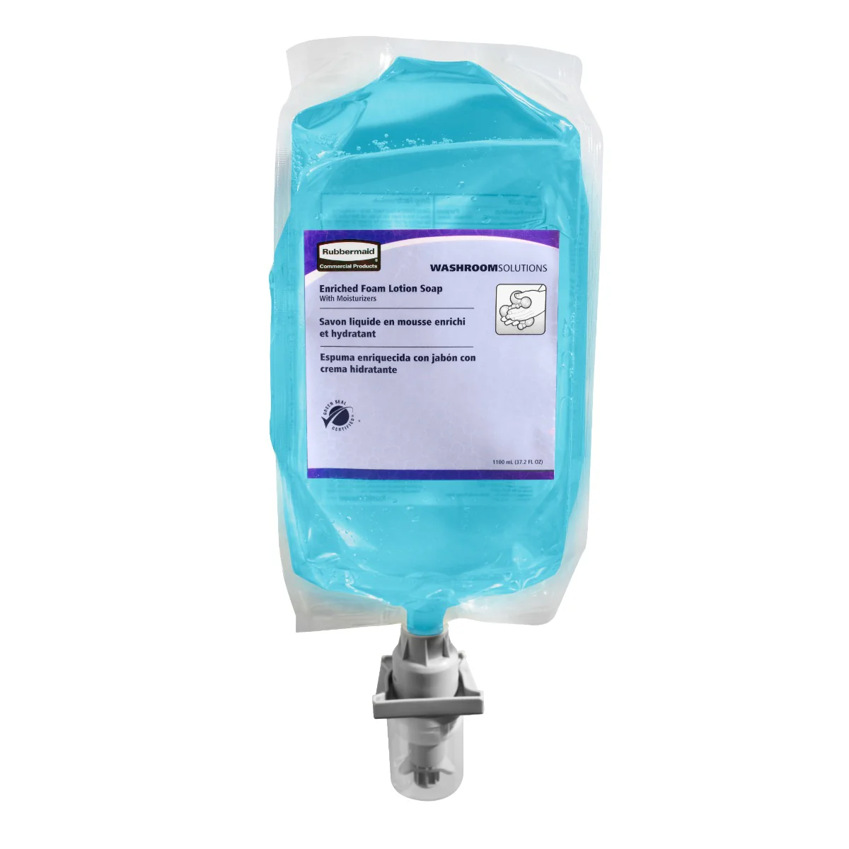 Rubbermaid FG750112 TC Enriched Moisterizing Foam Hand Soap Refill for AutoFoam Dispensers 1100ml - Light Citrus/Scent
