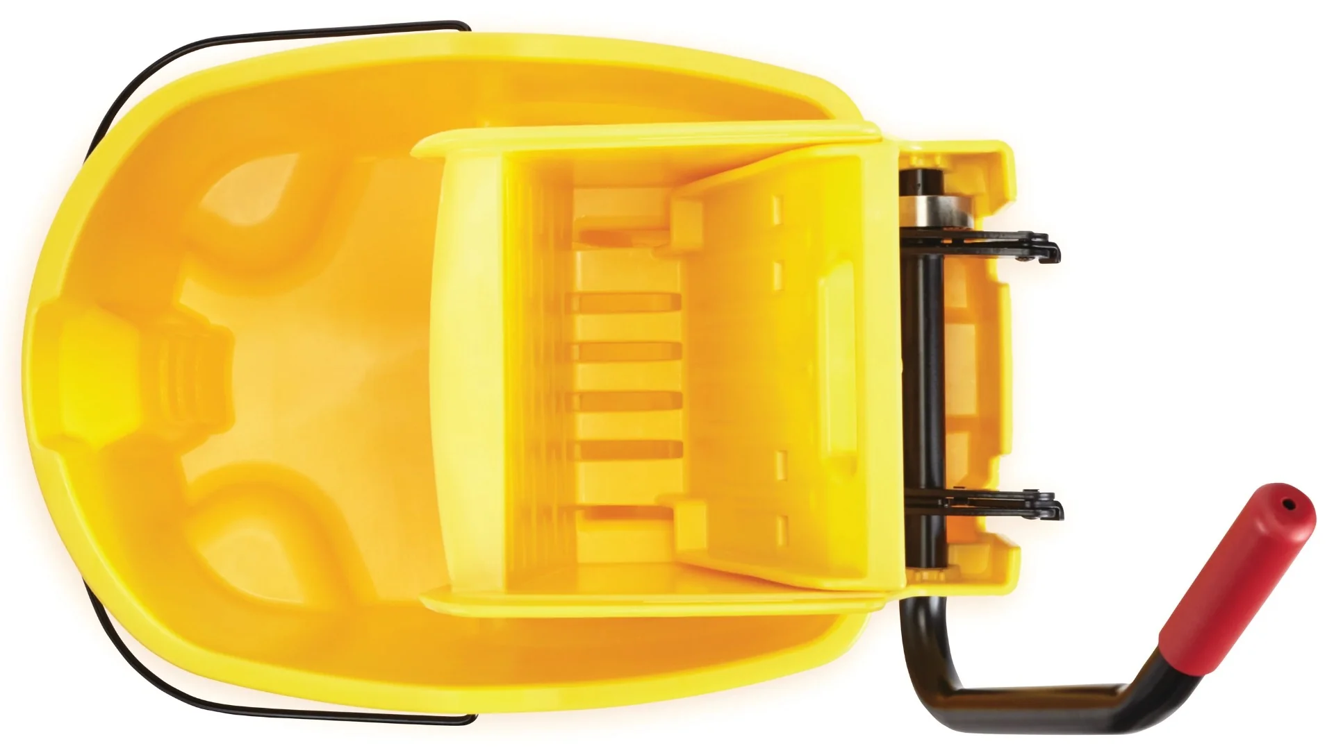 Rubbermaid FG758888BLUE WaveBrake Side-Press Bucket and Wringer 35 Qt. - Blue - Image 7