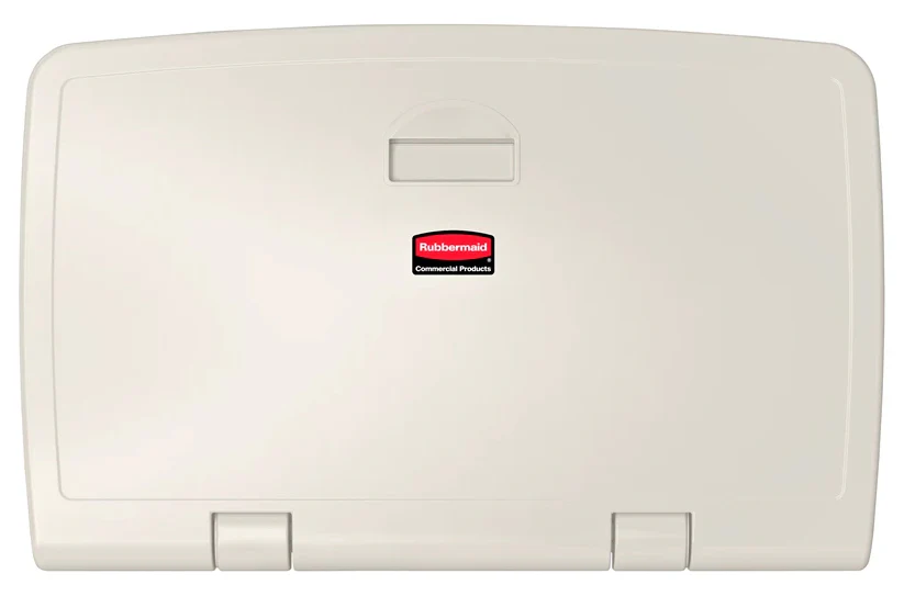 Rubbermaid FG781888LPLAT Wall-Mounted Horizontal Baby Changing Station - Platinum - Image 6