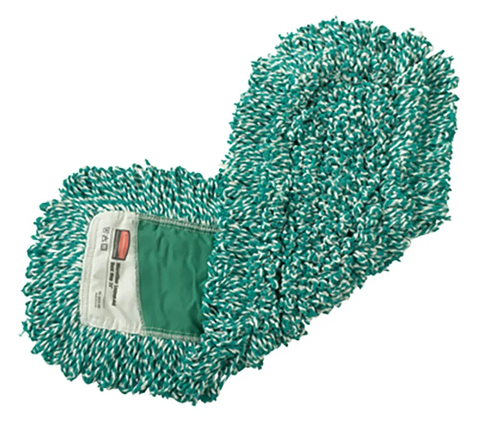 Rubbermaid FGJ85300GR00 Microfiber Loop Dust Mop 24" x 5" - Green - Image 3