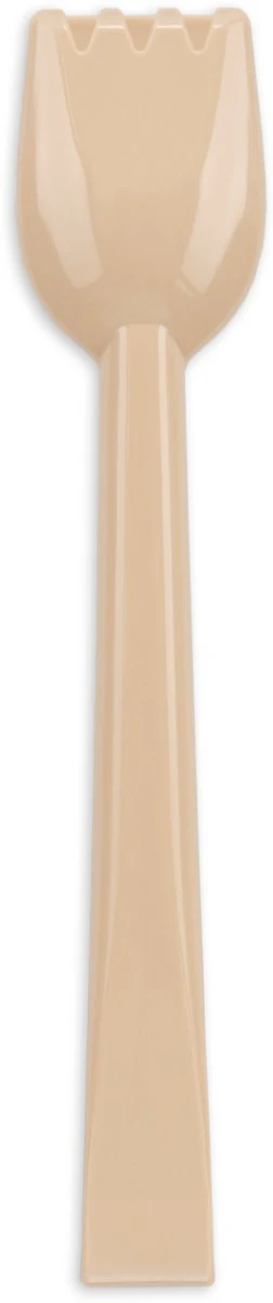 Carlisle 460606 Carly 1-Piece Plastic Salad Tongs 6" - Beige - Image 10