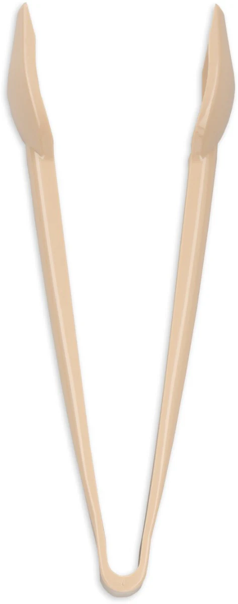 Carlisle 460606 Carly 1-Piece Plastic Salad Tongs 6" - Beige - Image 12