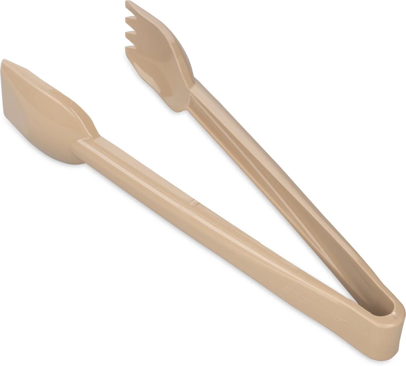 Carlisle 460606 Carly 1-Piece Plastic Salad Tongs 6" - Beige - Image 13