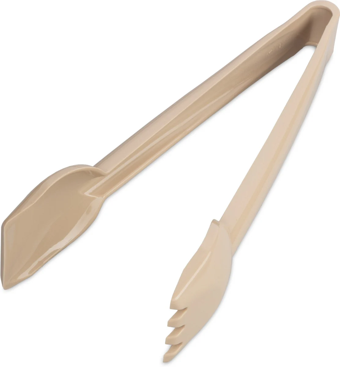 Carlisle 460606 Carly 1-Piece Plastic Salad Tongs 6" - Beige - Image 14