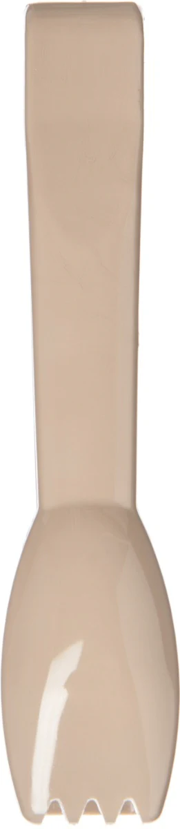 Carlisle 460606 Carly 1-Piece Plastic Salad Tongs 6" - Beige - Image 9