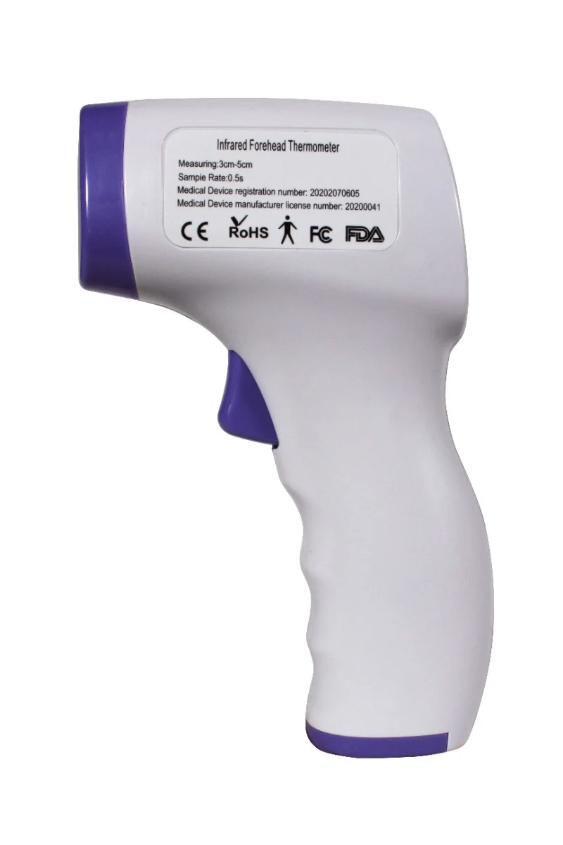 San Jamar THDG310 Non-Contact FDA Infrared Forehead Thermometer 89.6 to 109 F - Image 3