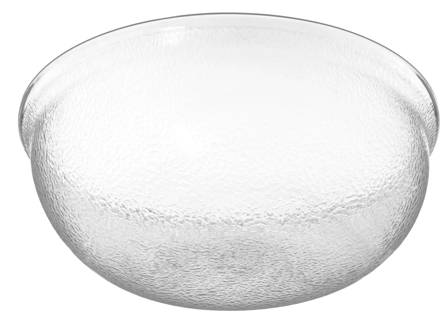 Carlisle SB7807 Round Acrylic Pebbled Salad Bowl 18" - 15 qt. - clear - Image 7