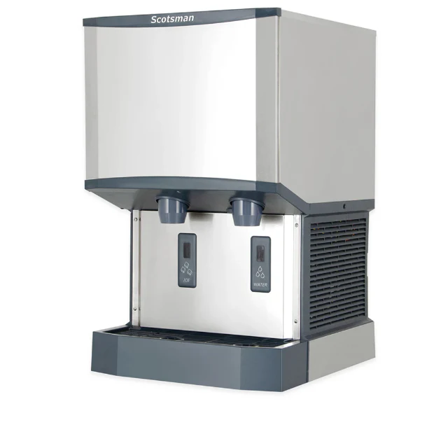 Scotsman HID525A-1 500 lb Countertop Nugget Ice & Water Dispenser - 25 lb Storage, Cup Fill, Touch-Free Dispensing, 115