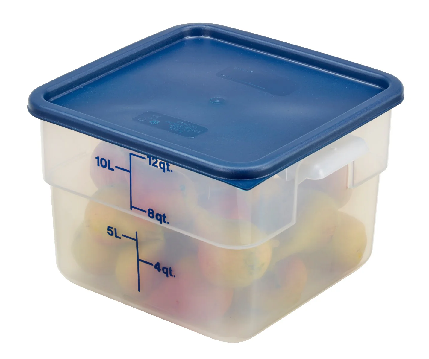 Cambro SFC12453 CamSquare Food Container Lid for 12, 18 & 22 qt - Blue - Image 10