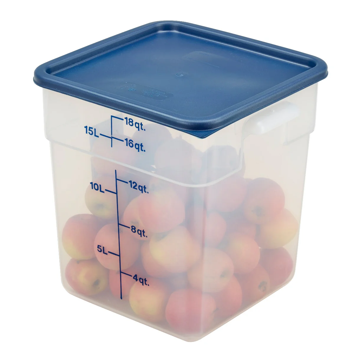 Cambro SFC12453 CamSquare Food Container Lid for 12, 18 & 22 qt - Blue - Image 11