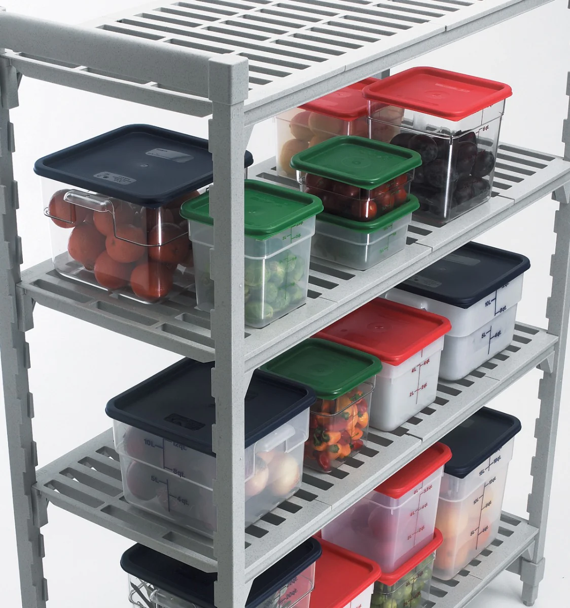 Cambro SFC12453 CamSquare Food Container Lid for 12, 18 & 22 qt - Blue - Image 12