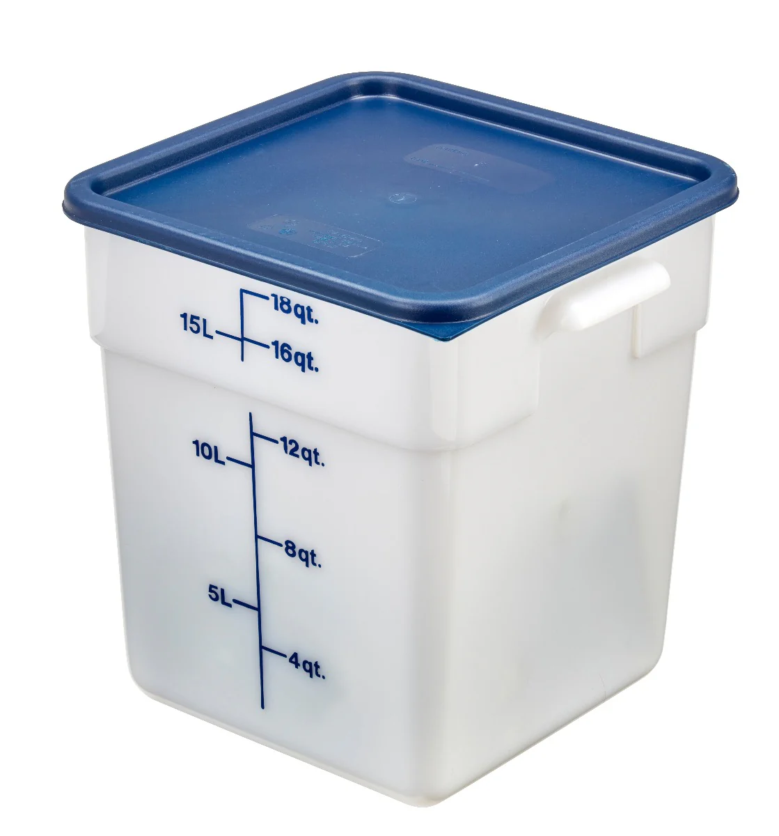 Cambro SFC12453 CamSquare Food Container Lid for 12, 18 & 22 qt - Blue - Image 8