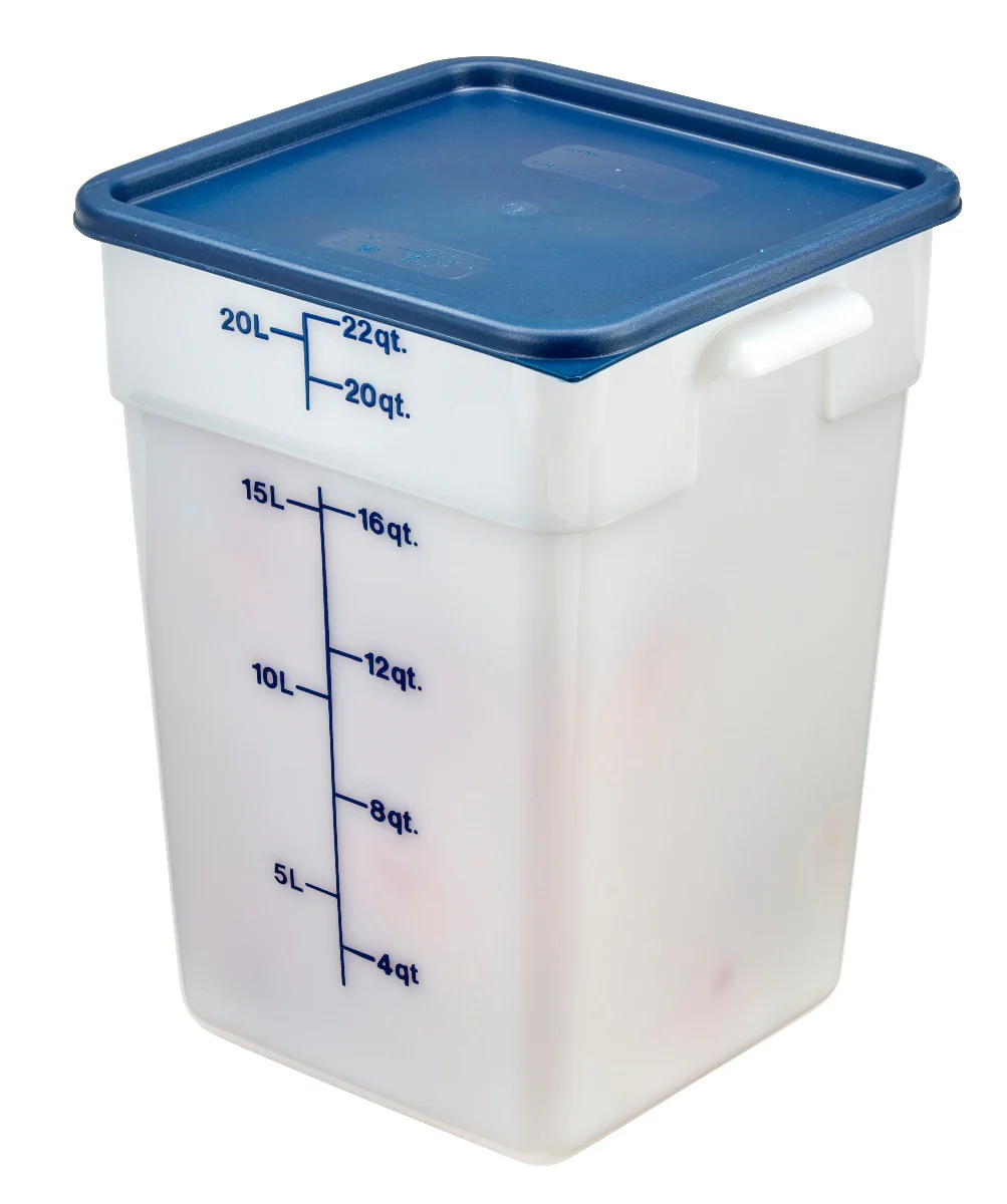 Cambro SFC12453 CamSquare Food Container Lid for 12, 18 & 22 qt - Blue - Image 9