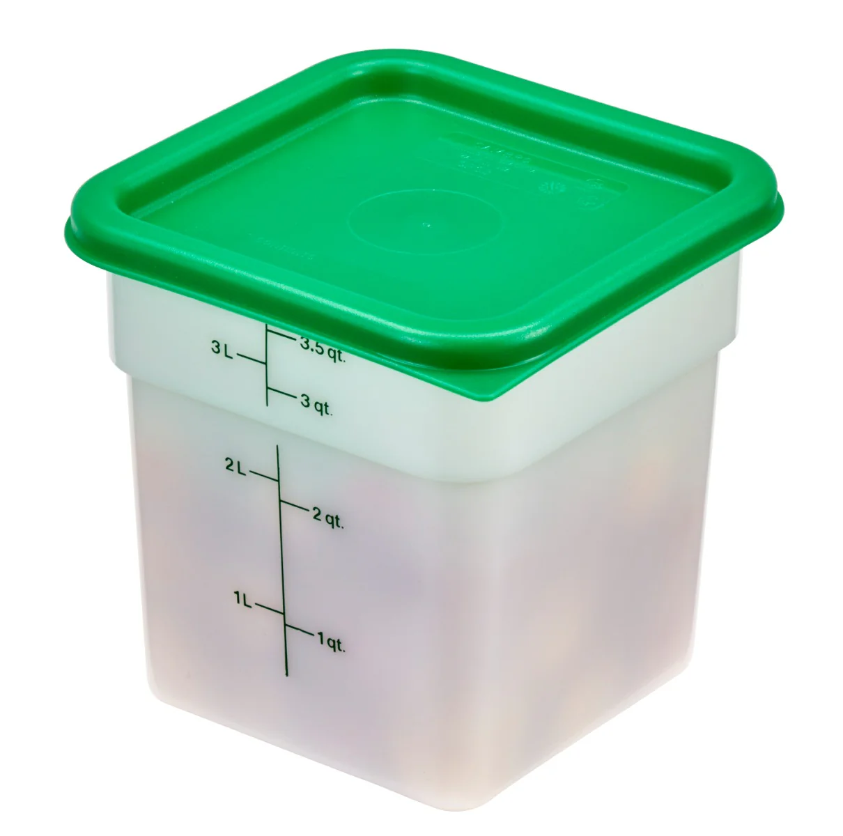 Cambro SFC2452 CamSquare Food Container Lid for 2 & 4 qt - Kelly Green - Image 10
