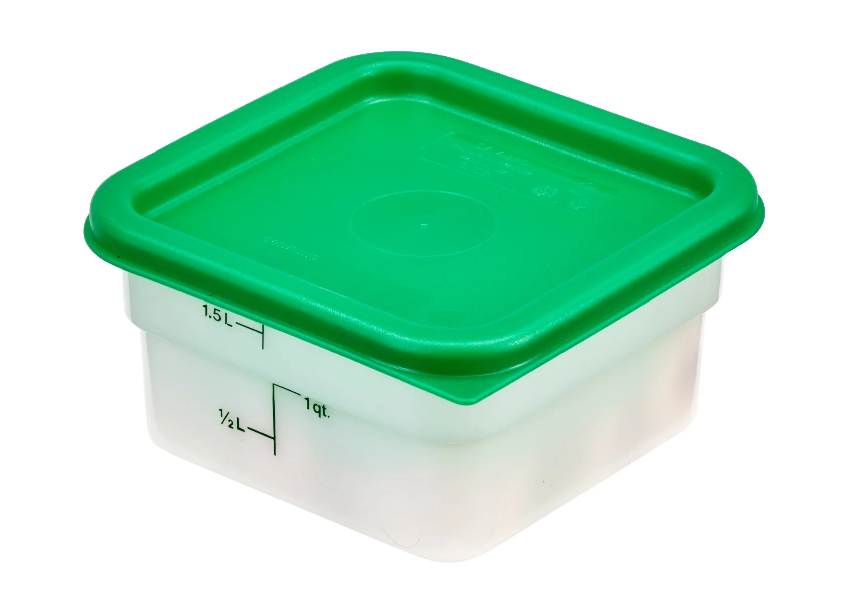 Cambro SFC2452 CamSquare Food Container Lid for 2 & 4 qt - Kelly Green - Image 11