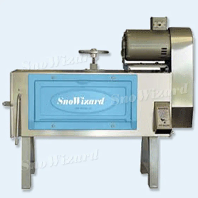 SnoWizard SnoBall Machine / New Orleans Block Shaved Ice Maker - Blue - Image 3