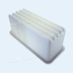SnoWizard ICEMOLD Plastic Ice Mold for SnoBall Machine 16-1/2"L x 7-1/4"W x 6-3/4"D - Image 2