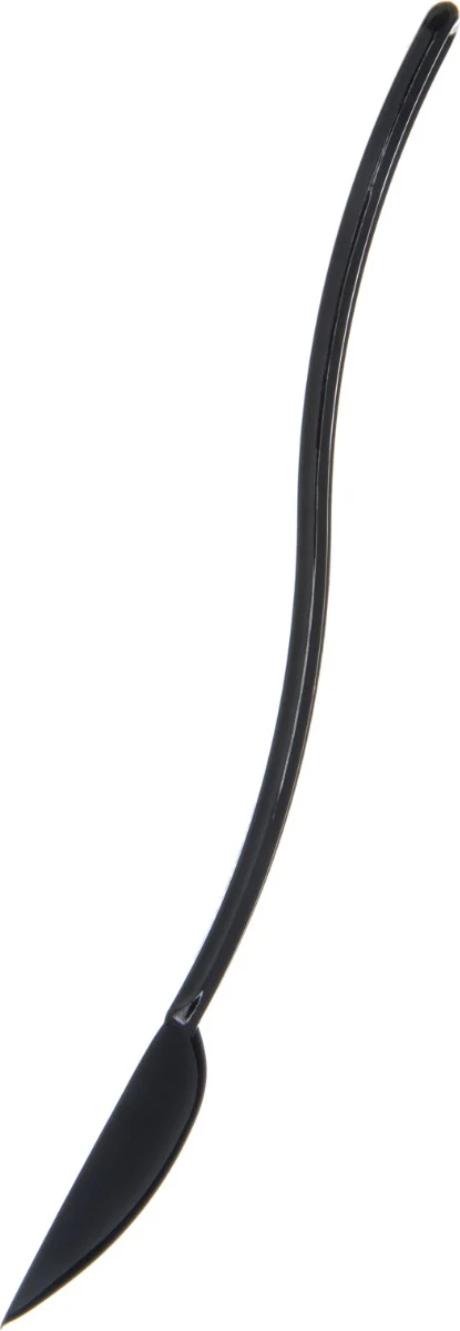 Carlisle 445003 One-Piece Plastic Solid Salad/Buffet Serving Spoon with Notched handle 8" - 1/4 oz. - Black - Image 11