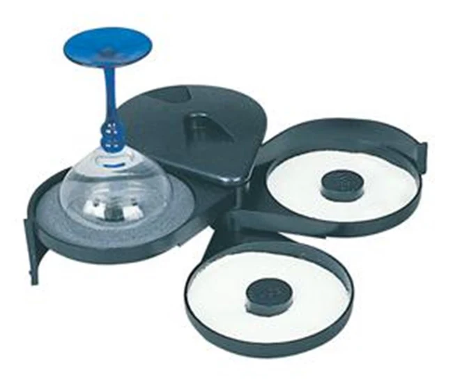 Spill-Stop 444-00 Plastic 3-Tier Margarita Glass Rimmer - Rims a 5-1/4" Glass - Image 2
