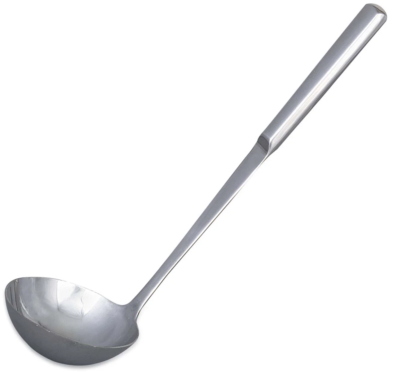 Browne 573152 Elite One-Piece Stainless Steel Deep Serving Ladle with 13-3/8" Hollow Straight Handle 3.65 oz.
