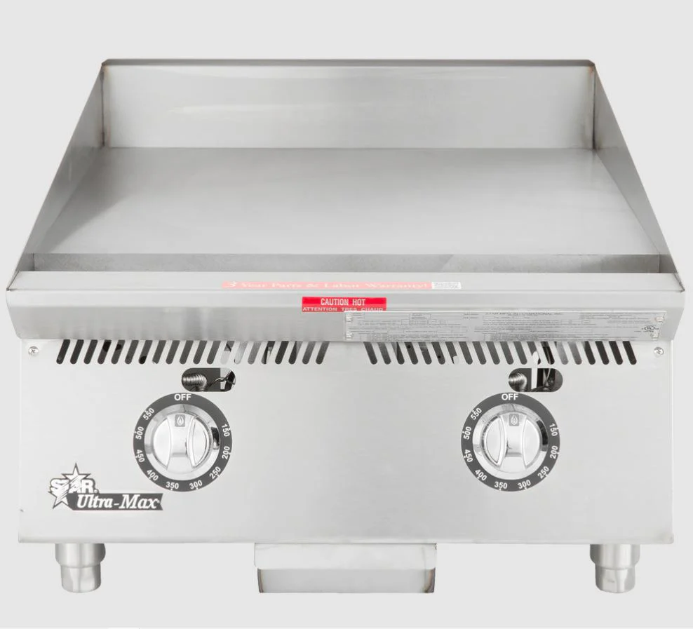 Star 824TA Star Griddle NG Thermostatic Control 24"W 1" Plate