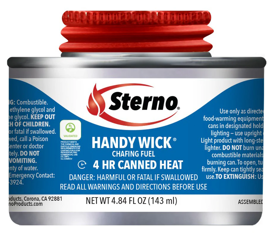 Sterno Products 10364 Handy Wick 4 Hour Chafing Fuel with Twist Cap Wick